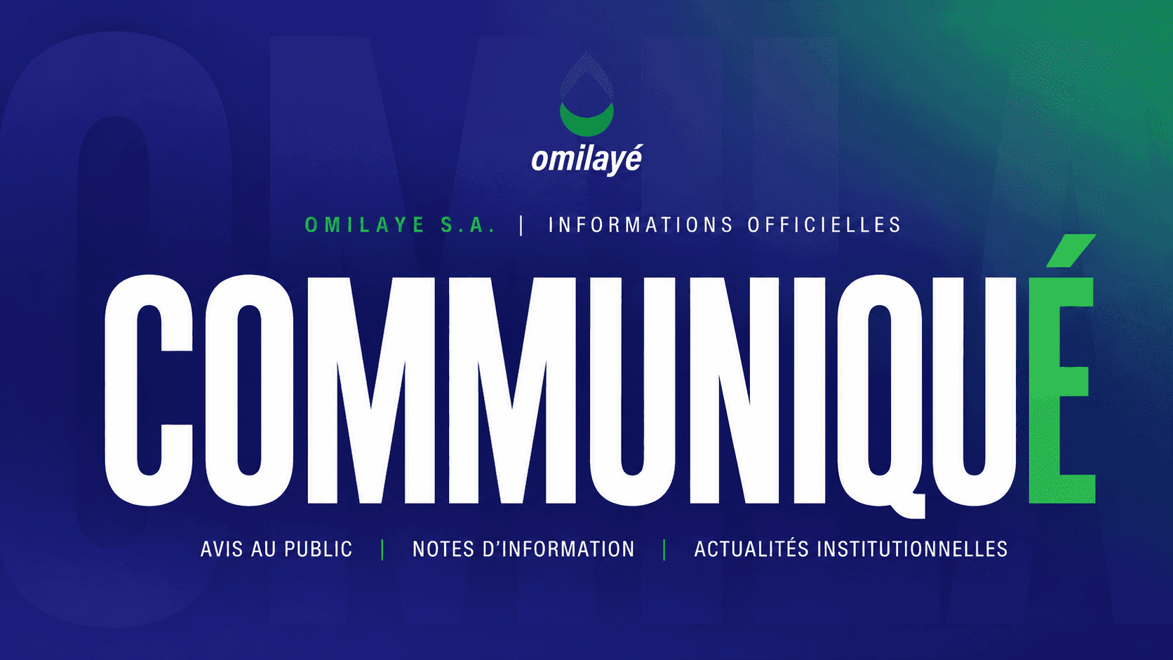 Illustration de l'article : COMMUNIQUE RADIODIFFUSE N°02/DG/DE/SC/ARN/26