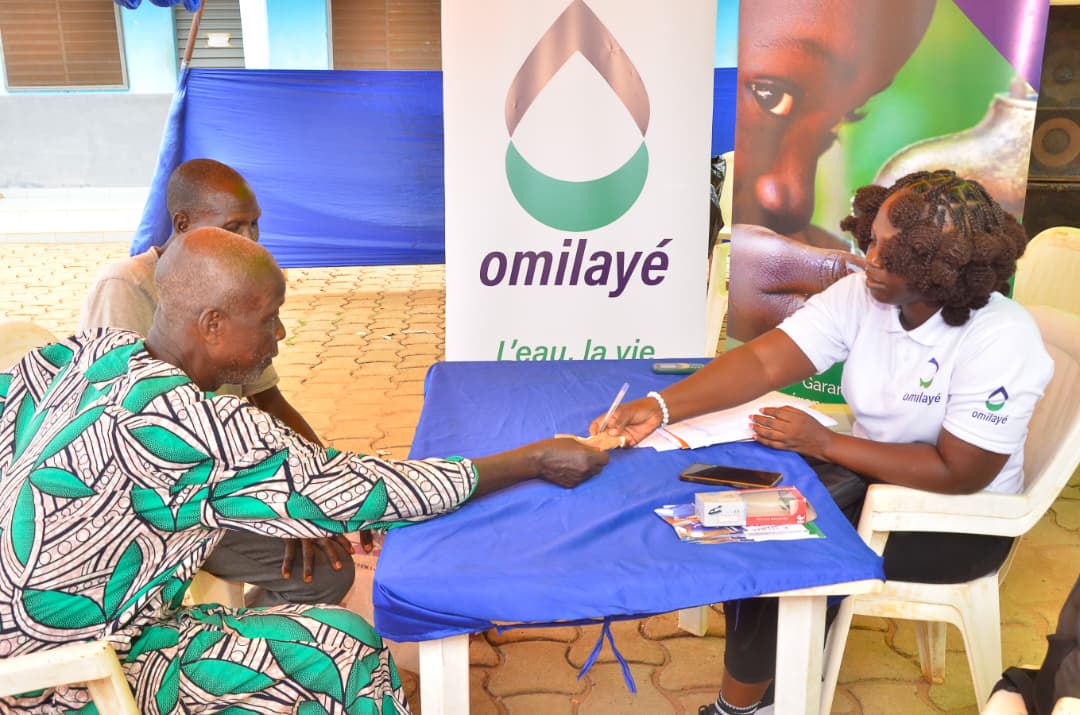 Réalisation d'un branchement social OMILAYE